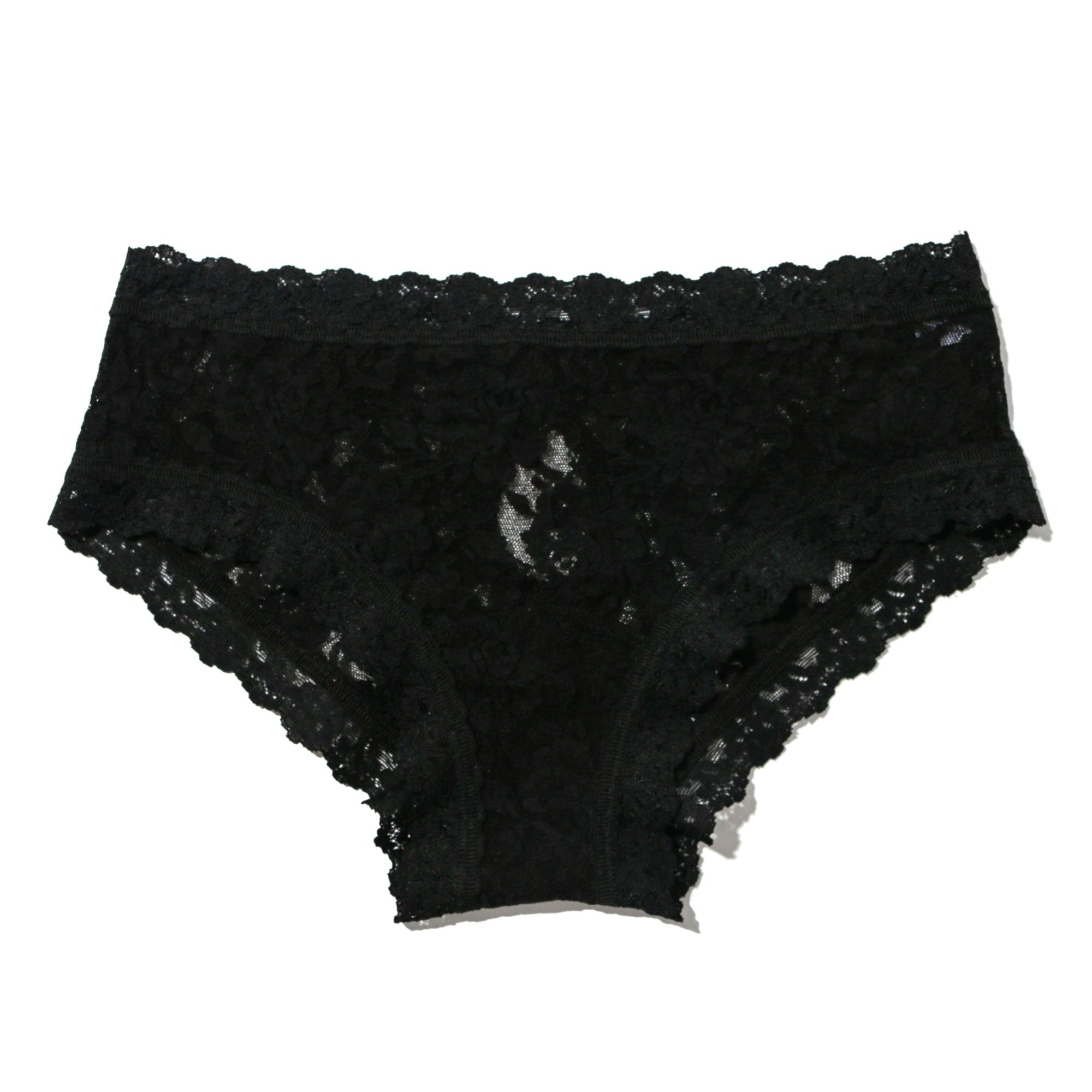 Signature Lace Keyhole Cheeky | Black