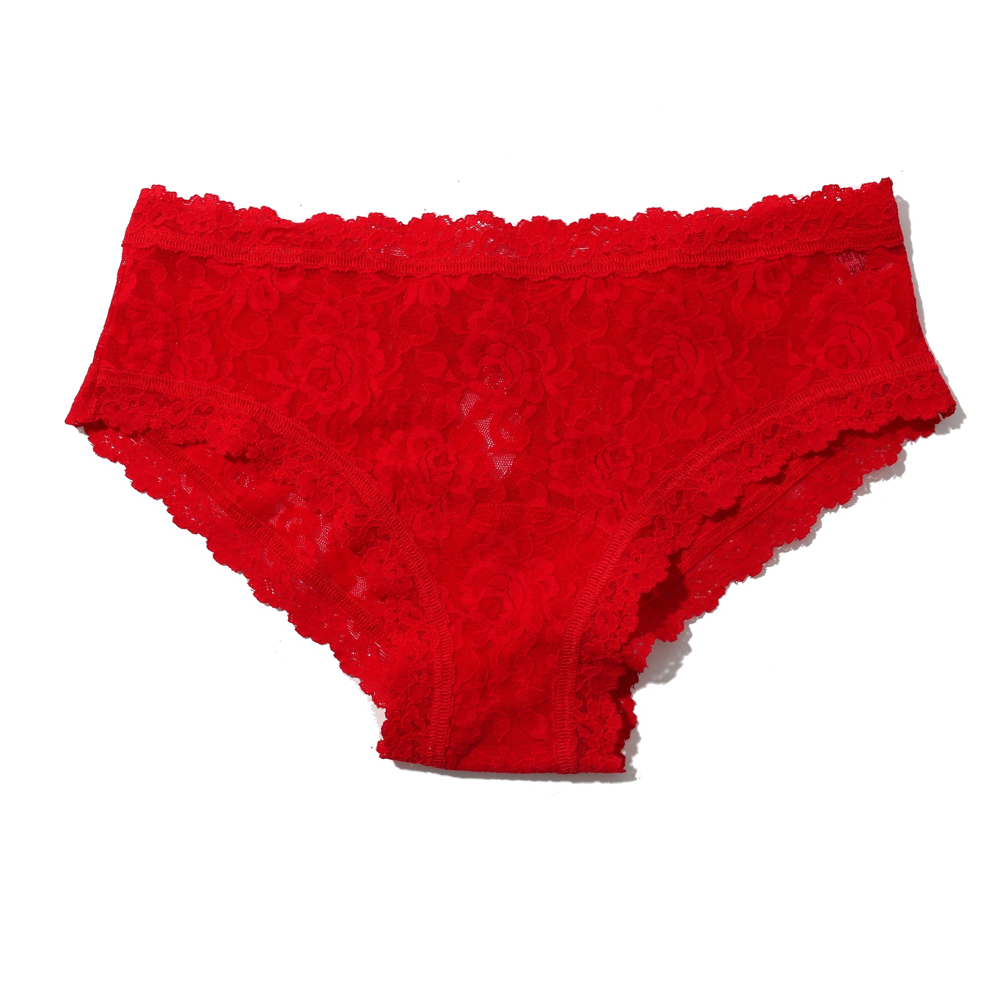 Signature Lace Keyhole Cheeky | Red