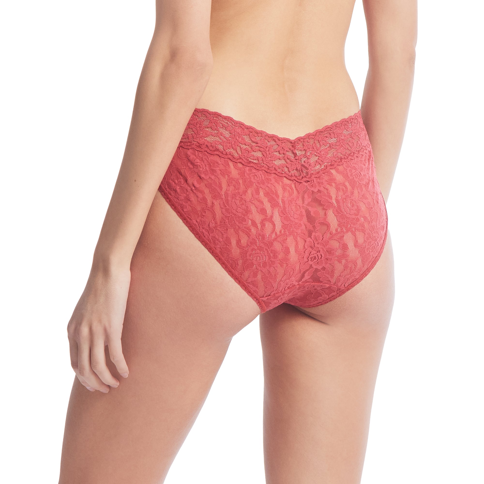 Signature Lace V-Kini | Burnt Sienna (Red)