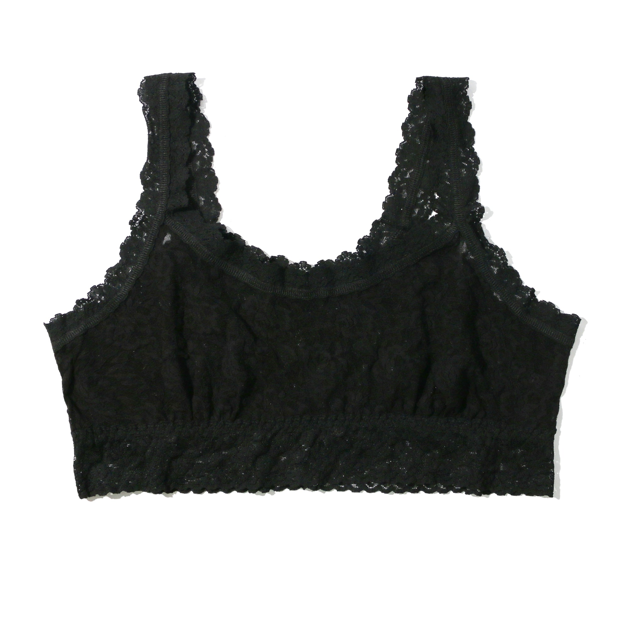 Plus Size Signature Lace Crop Cami | Black