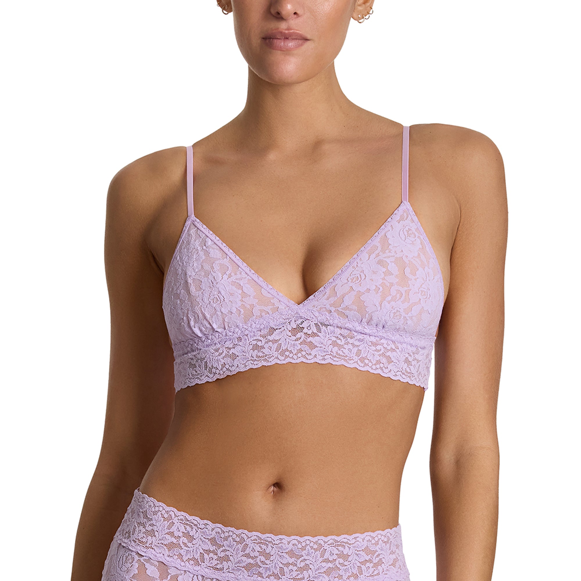 Signature Lace Padded Bralette | Lavender Fields (Purple)