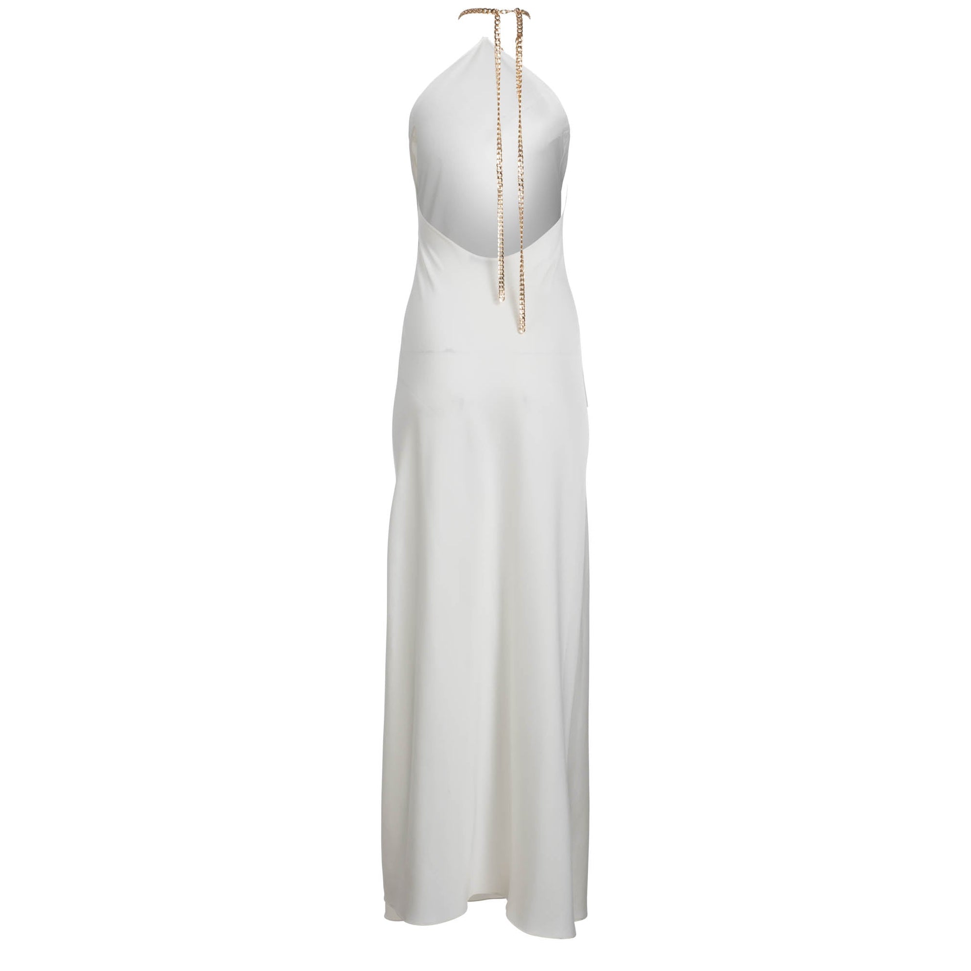 Halter Maxi with Chain | Ivory