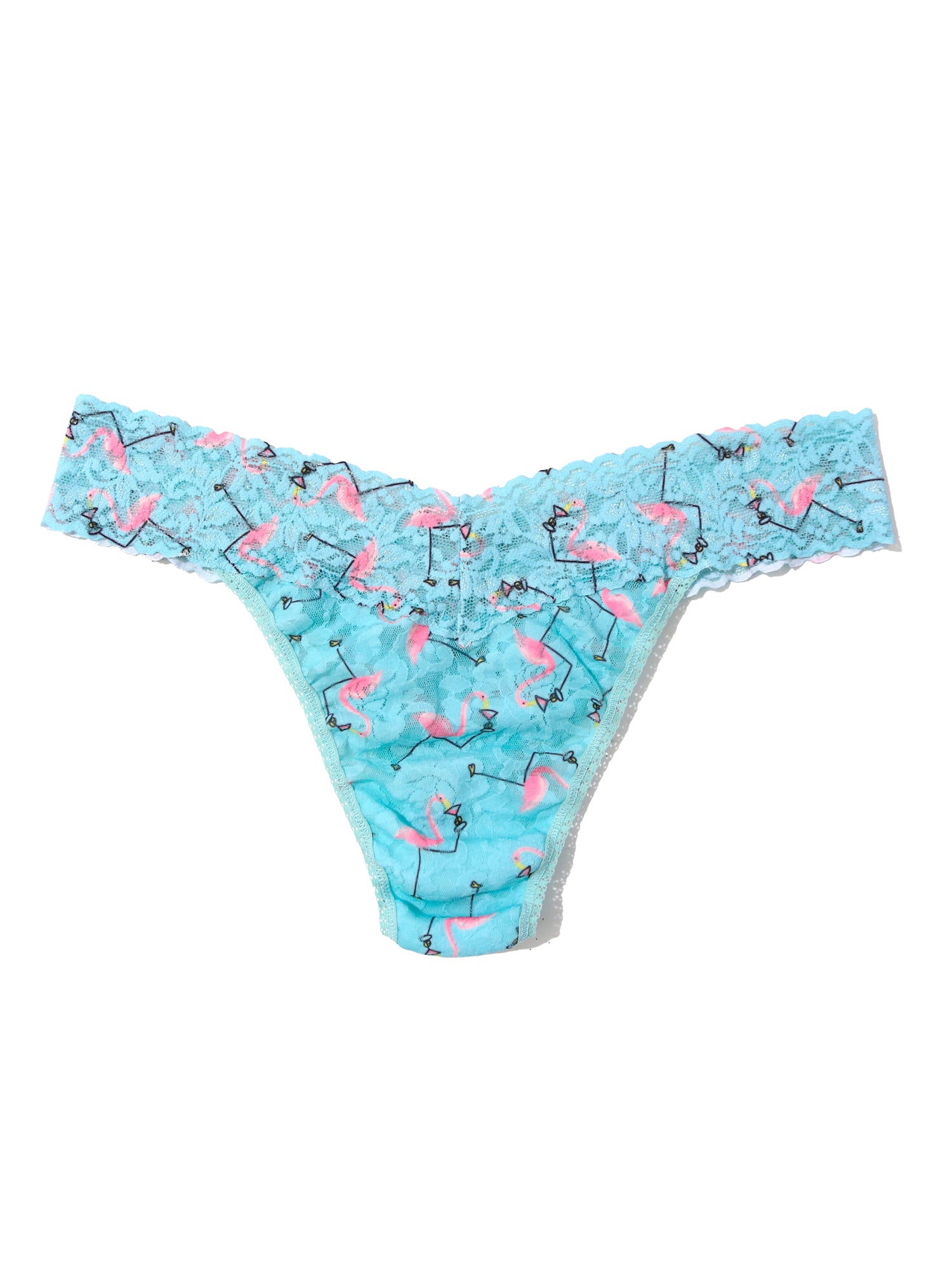 Signature Lace Original Rise Thong & Saxx Boxer Brief | Drinko Flamingo