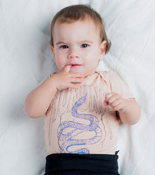 Newborn | Snake Onesie | Hot Lime