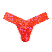 3-Pack Low Rise Thongs | Orange Sparkle/Coral Green/Ripe Watermelon Pink - Orange Crush Print - Inner Peace
