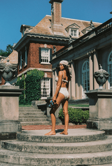 The Isla Bottom | Ivory Luxe Crinkle