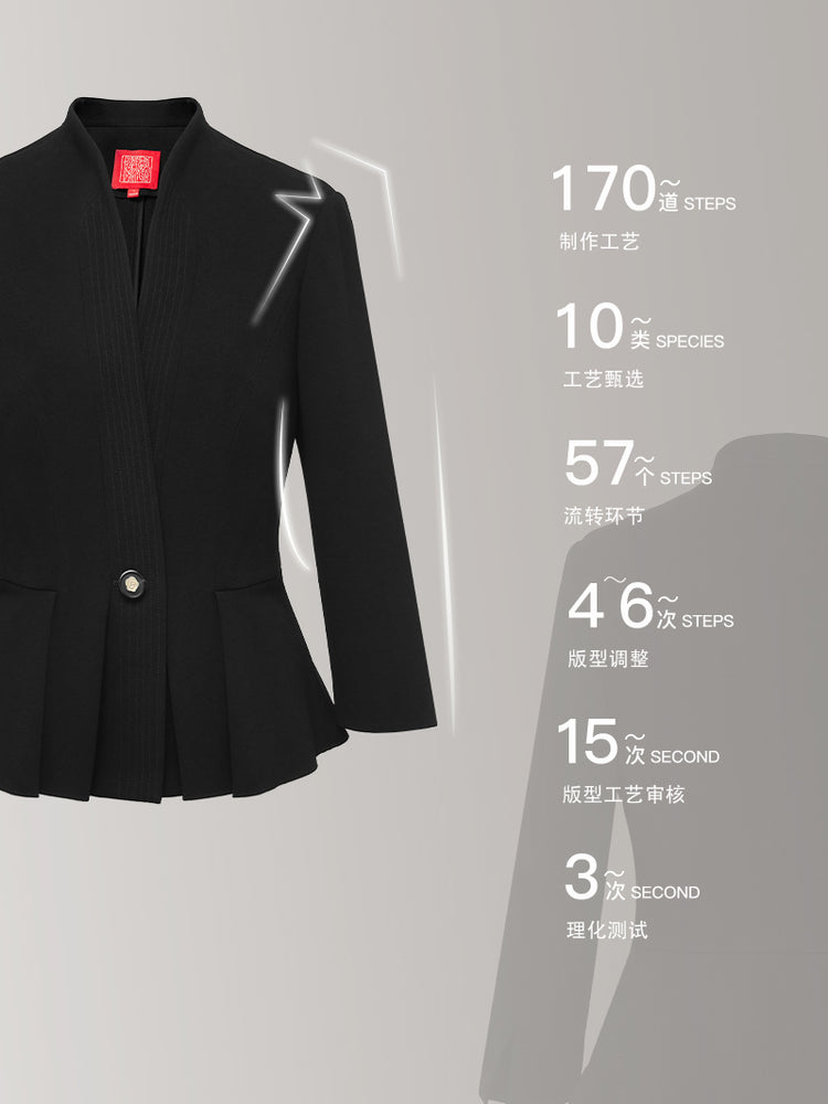 Triacetate Blazer | Black