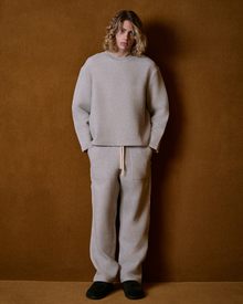 Waffle Knit Pants | Heather Grey