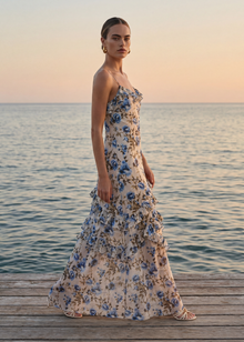 Elouisa Burnout Chiffon Gown | Daydream