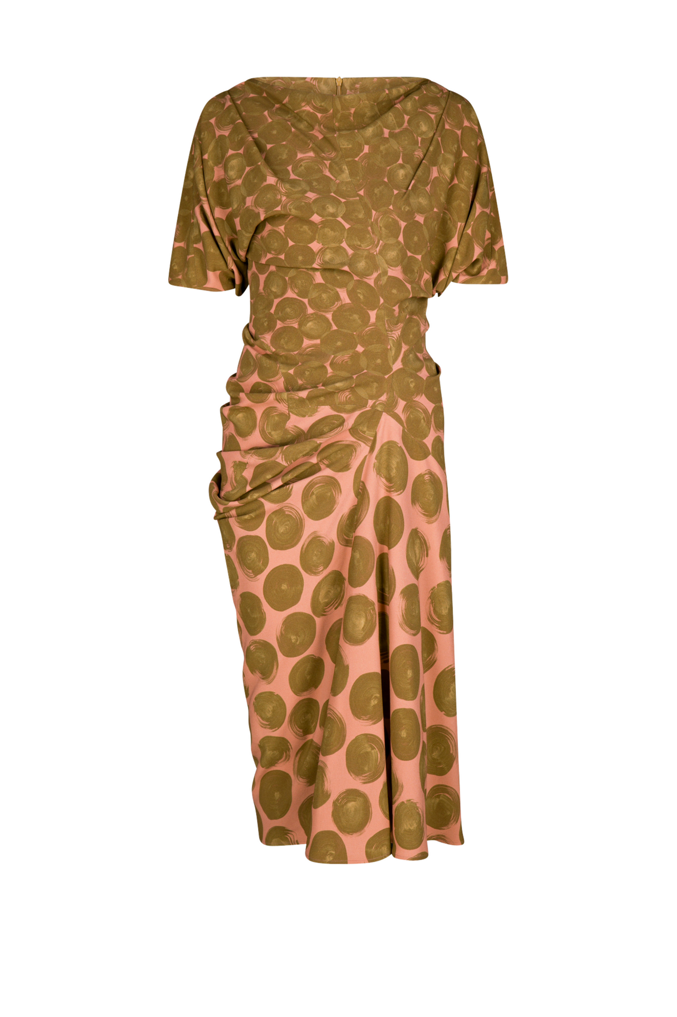 DRIES VAN NOTEN Dare Printed Draped Dress