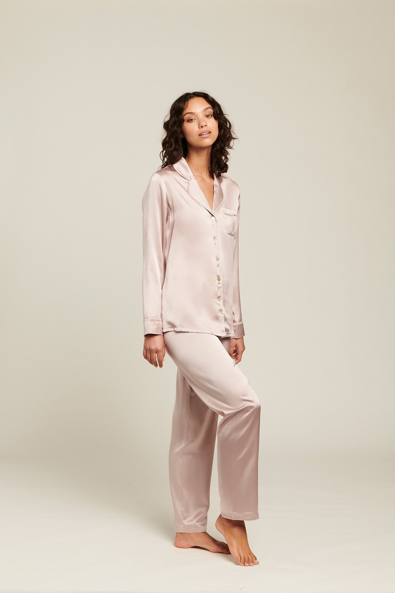 Silk Pyjama | Shadow Grey