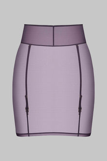 Skirt With Suspenders - L'Amoureuse | Purple