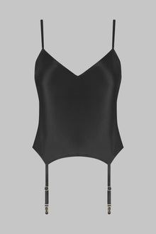 Tank Top With Suspenders - Rendez-Vous | Black