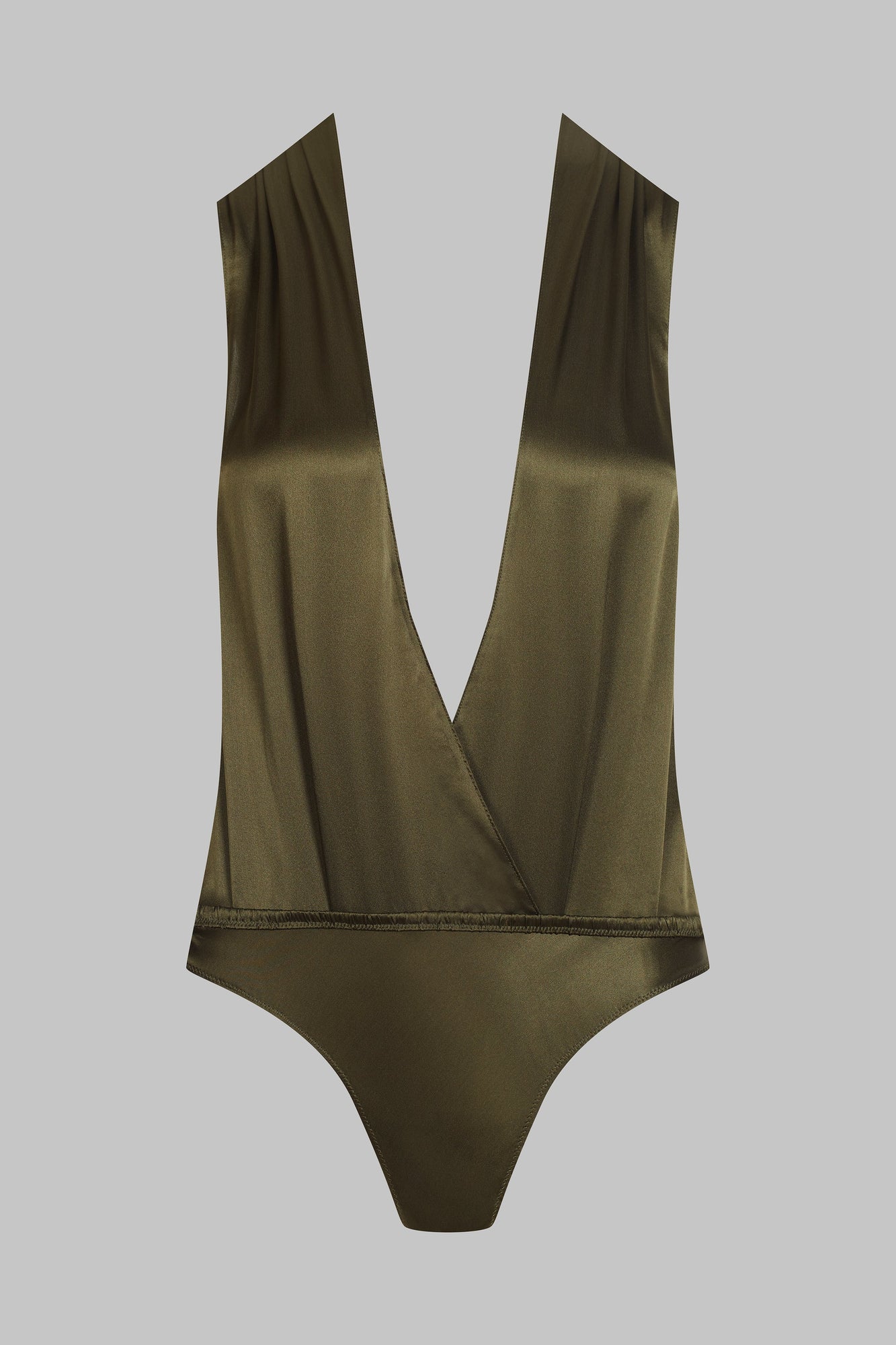 Wrap Over Thong Body - Rendez-Vous | Khaki