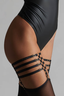 Garters - Parure Signature | Black