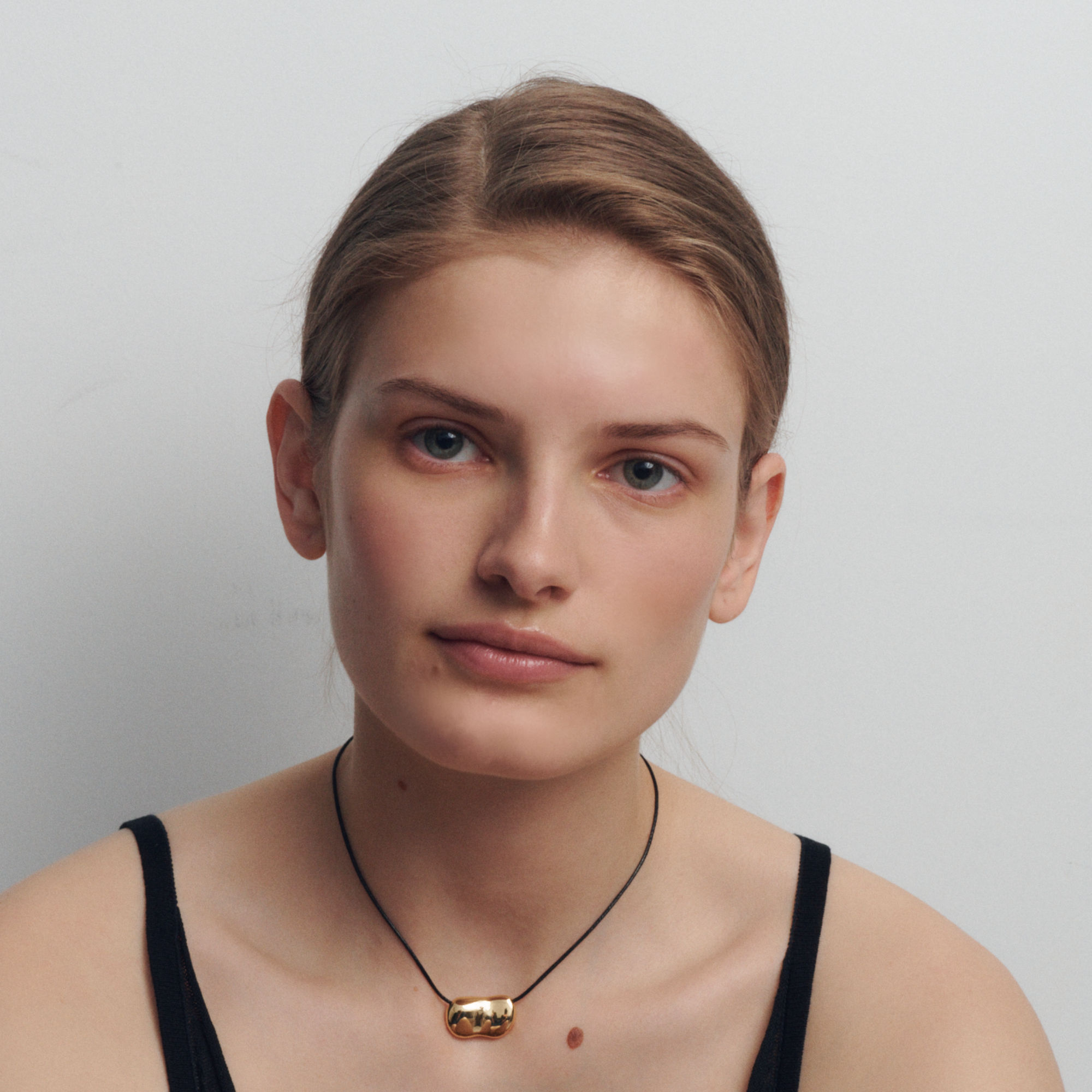Pebble Necklace | Silver-Plated on Brass