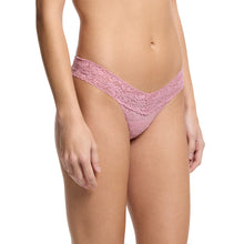 Flora Lace Low Rise Thong | Mauve Orchid (Pink)