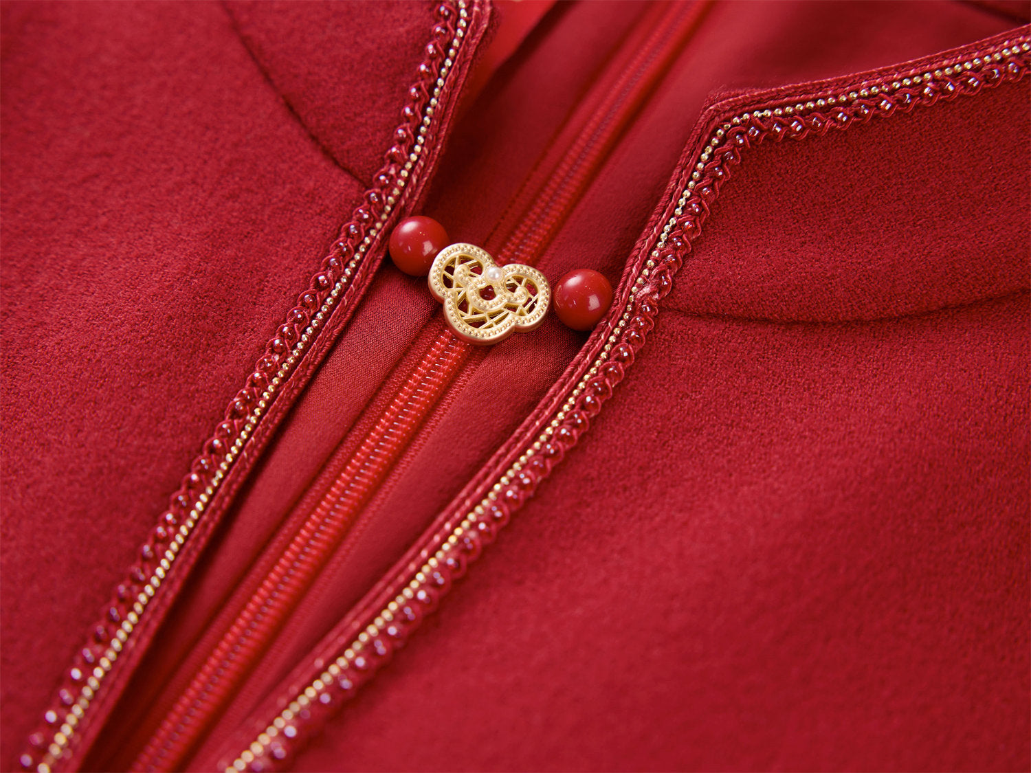 Sheep Wool Dress | Red
