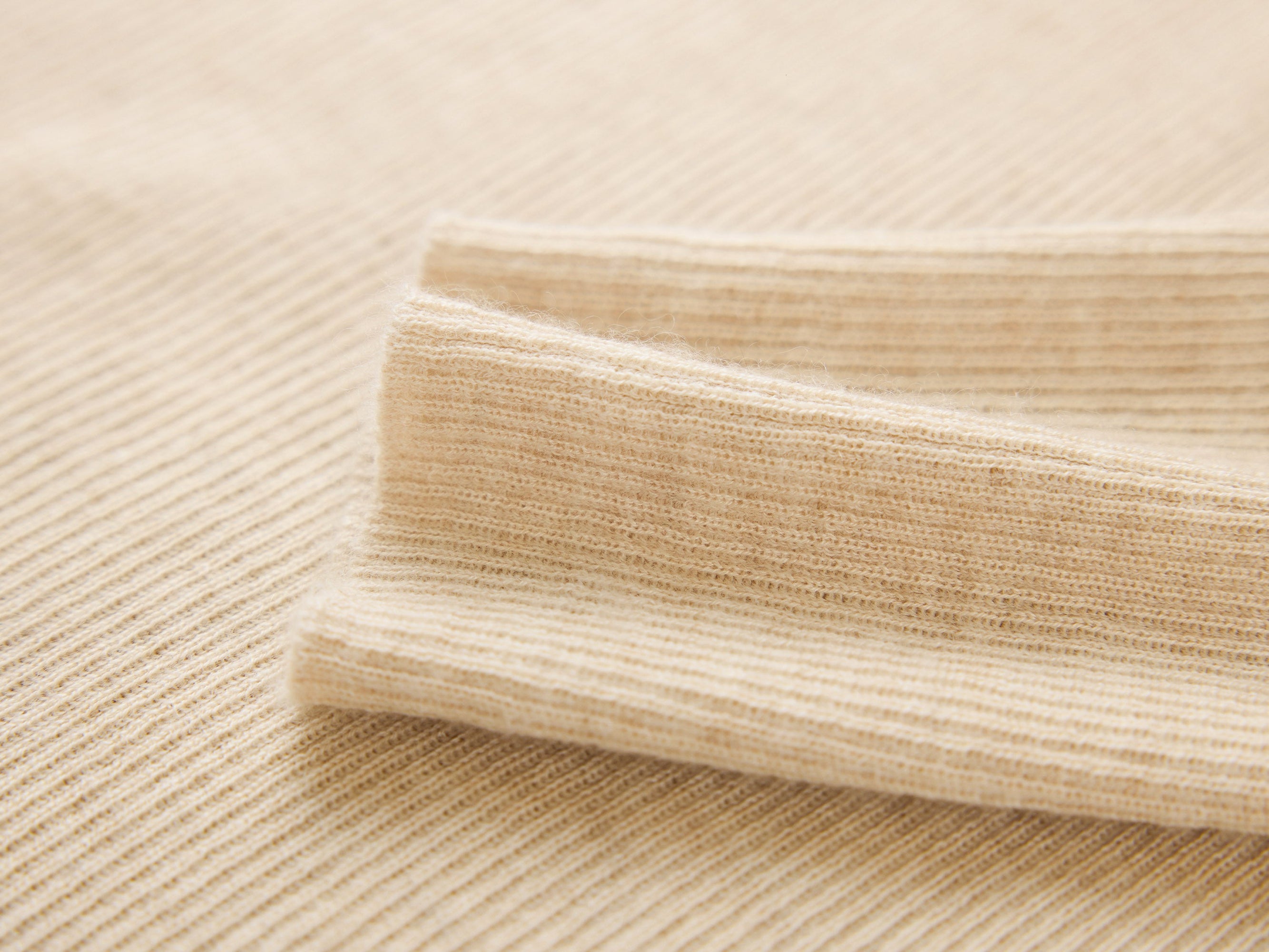 Cashmere Seamless Base Layer Top | Camel
