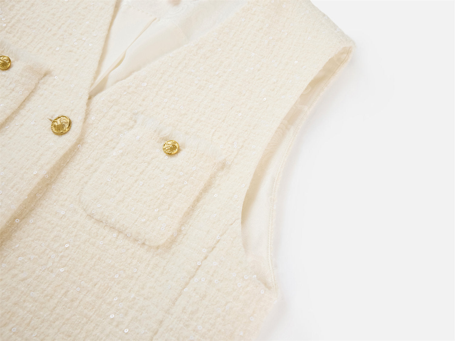 Yak Wool Vest | White