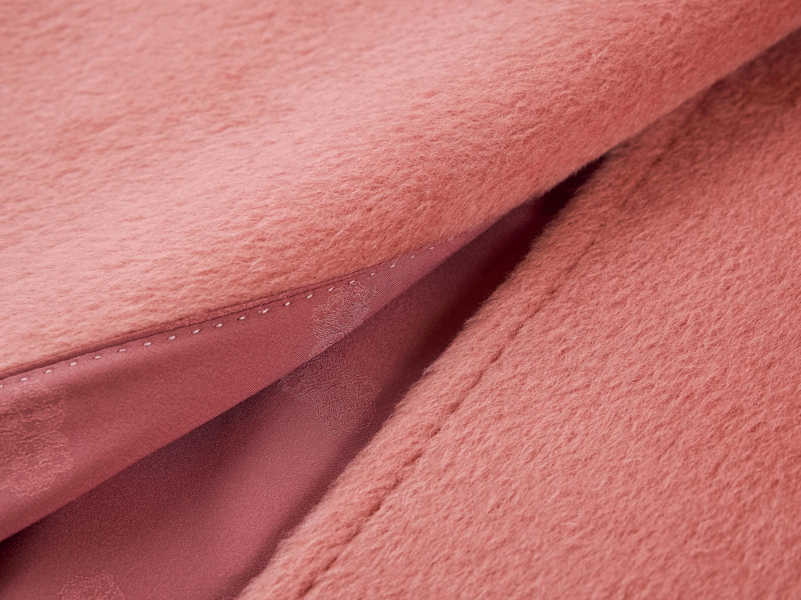 Wool Coat | Pink