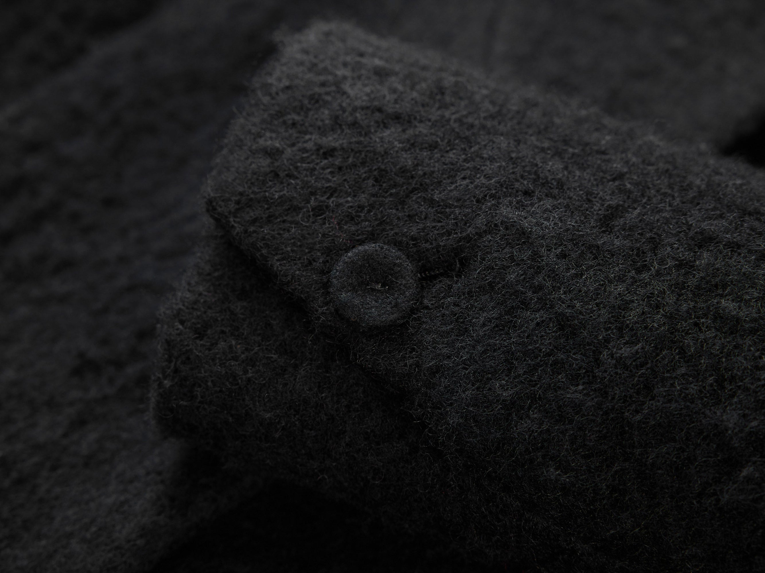 Wool-Blend Jacket | Black