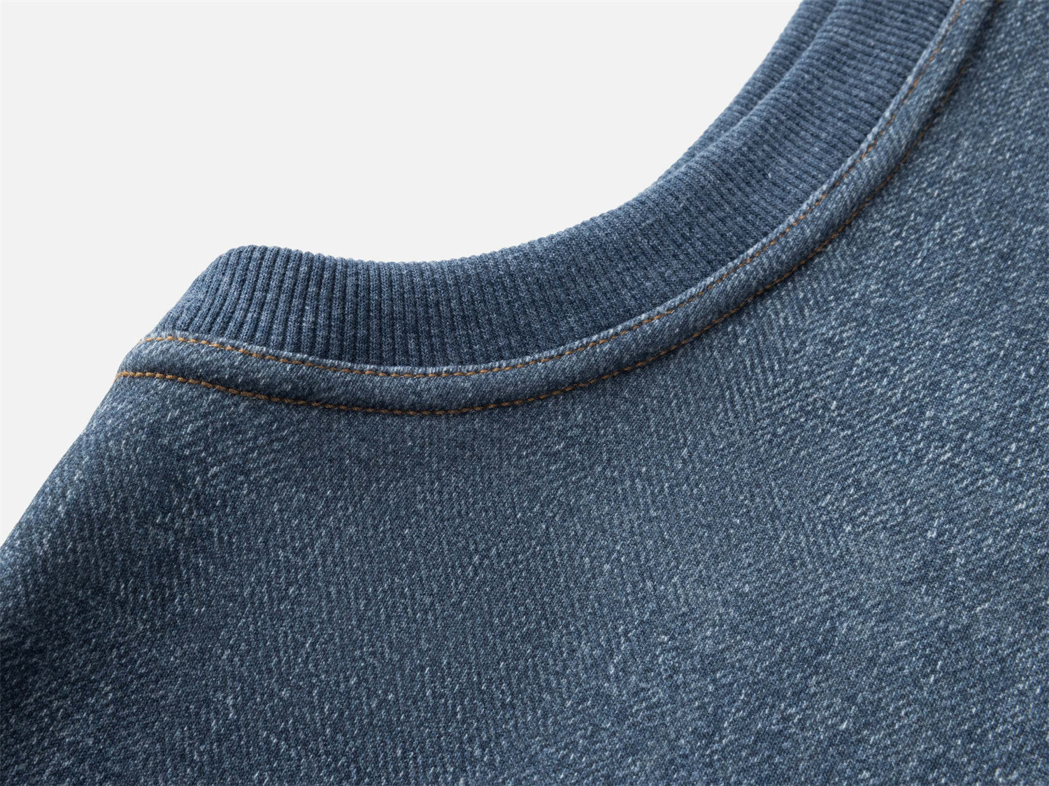 Sleeveless Faux Denim Dress | Blue