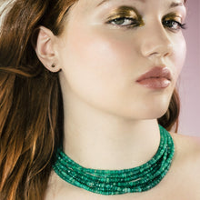 Green Faceted Opal Necklace