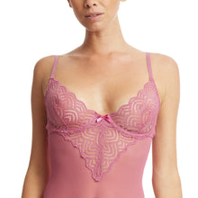 Strappy Lace Underwire Teddy | Rosehip (Pink)