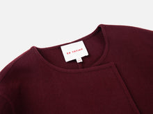 Pure Cashmere Coat | Wine Red