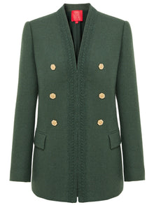 wool waist coat | Green