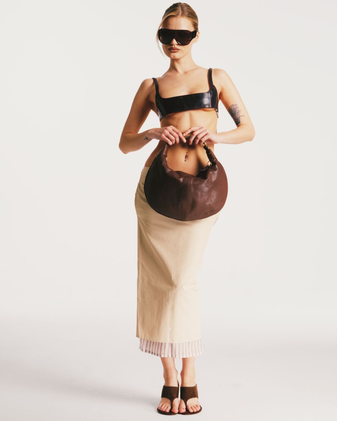 Womens | Mercer Suede Heel | Brown