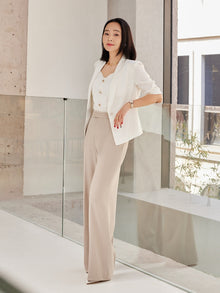 Ice Crack Blazer | White