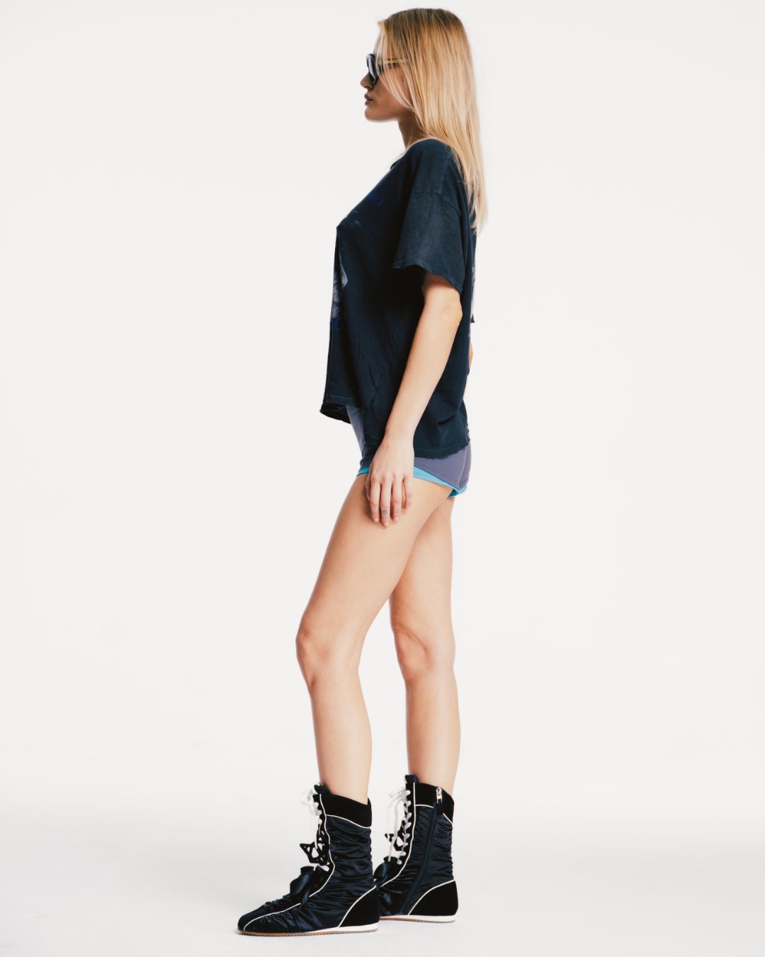 Womens | Extreme Satin Sneaker | Black