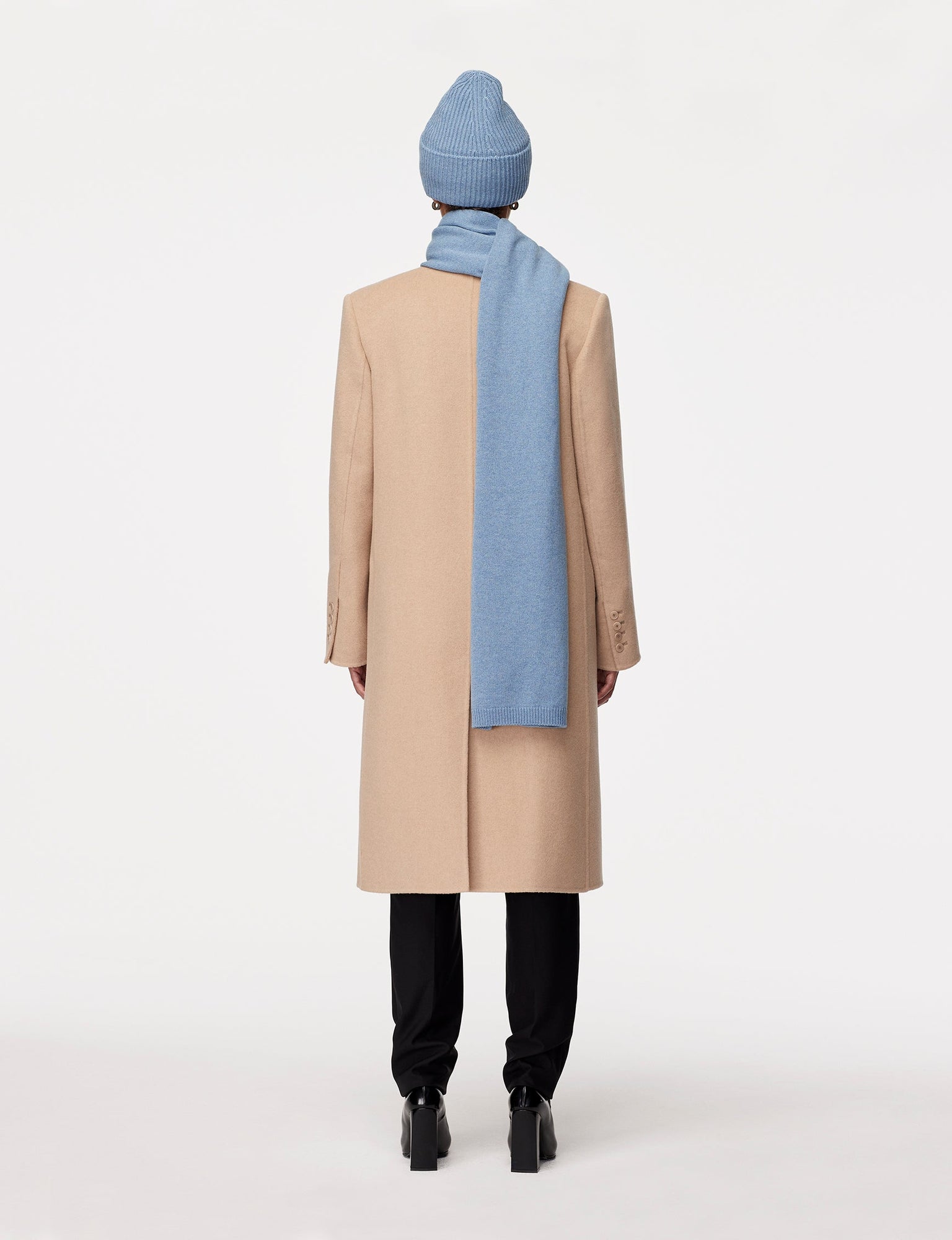Another Tomorrow Cashmere Scarf in Cornflower – Cashmere
