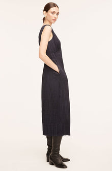 Button Front Dress | Dark Navy