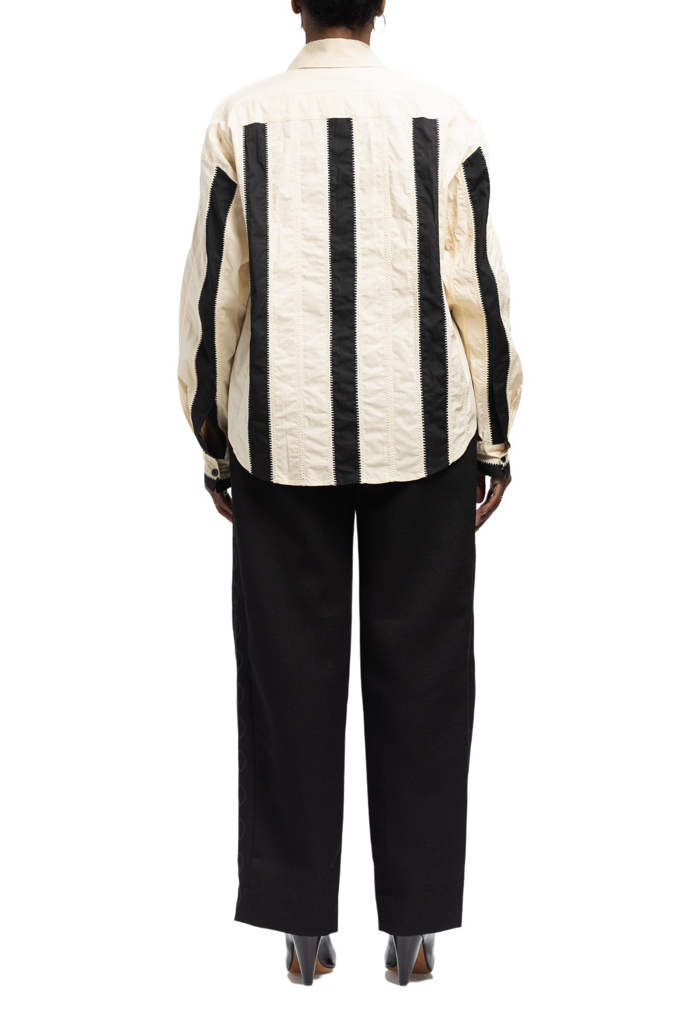 DIOTIMA Mossman Crochet Stripe Shirt