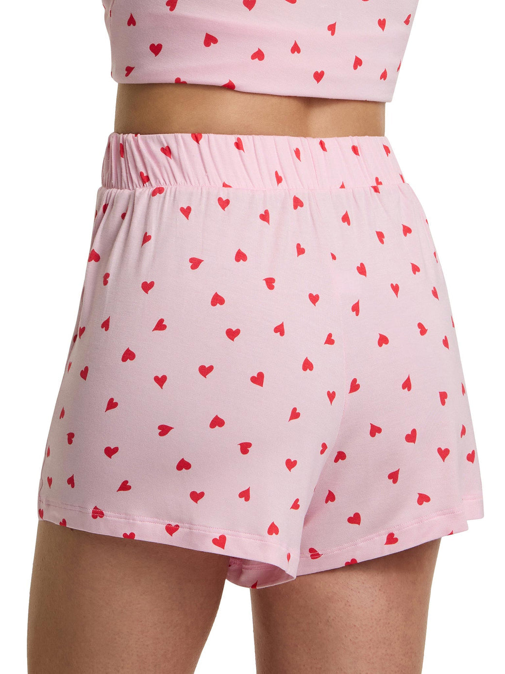 Unwind Drawstring Short | So In Love (Pink)