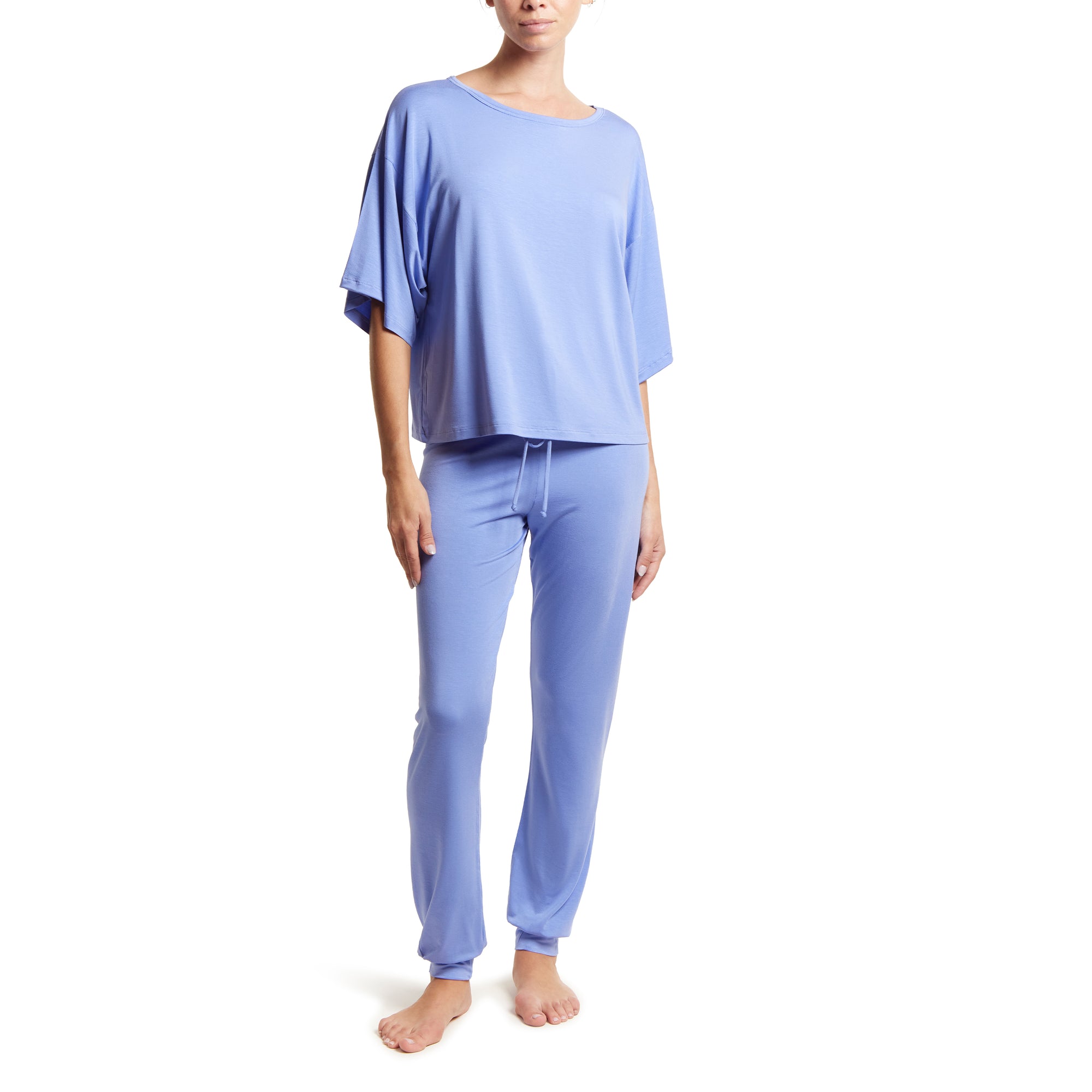 Unwind Modal Jogger | Cool Water Blue