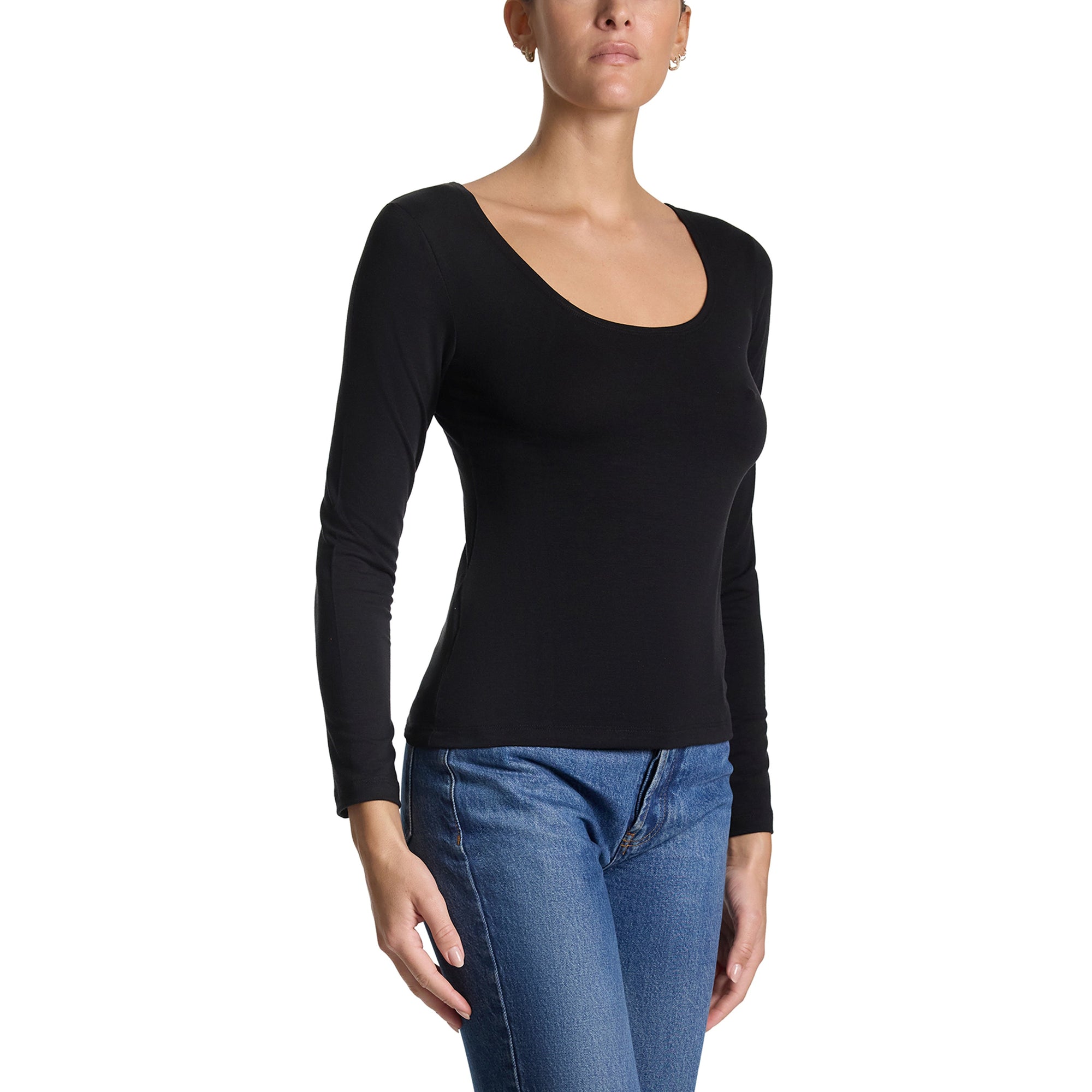 Eco Rx Long Sleeve Top | Black