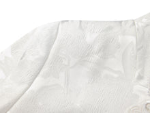 Embroidered Cropped Jacket | White