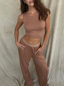 Muscle Tank | Mocha Mousse