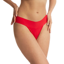 BreatheSoft Natural Rise Thong | Sleigh Queen (Red)
