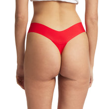 BreatheSoft Natural Rise Thong | Sleigh Queen (Red)