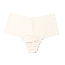 Breathesoft Hi-Rise Thong | Linen (White)