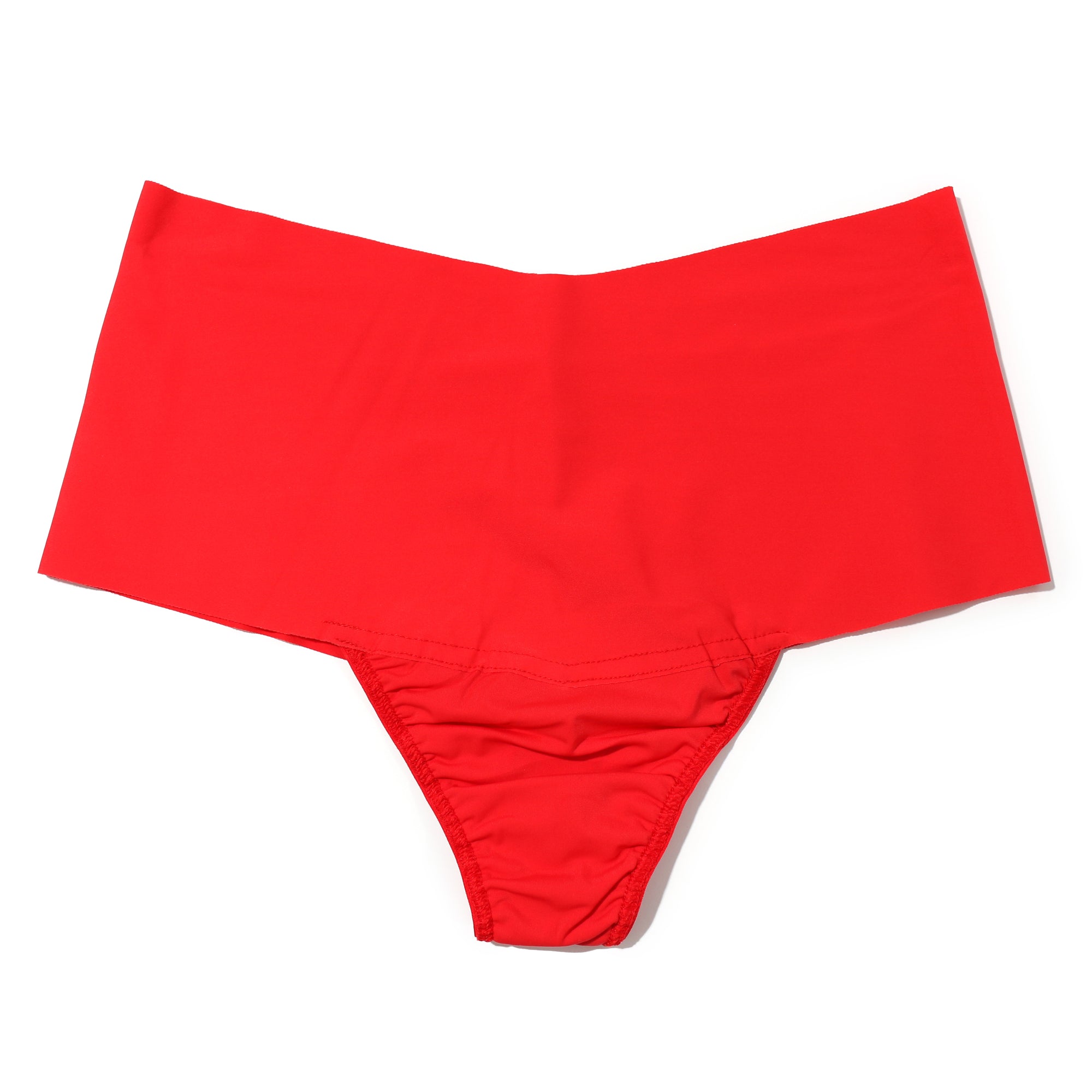 Breathesoft Hi-Rise Thong | Sleigh Queen (Red)