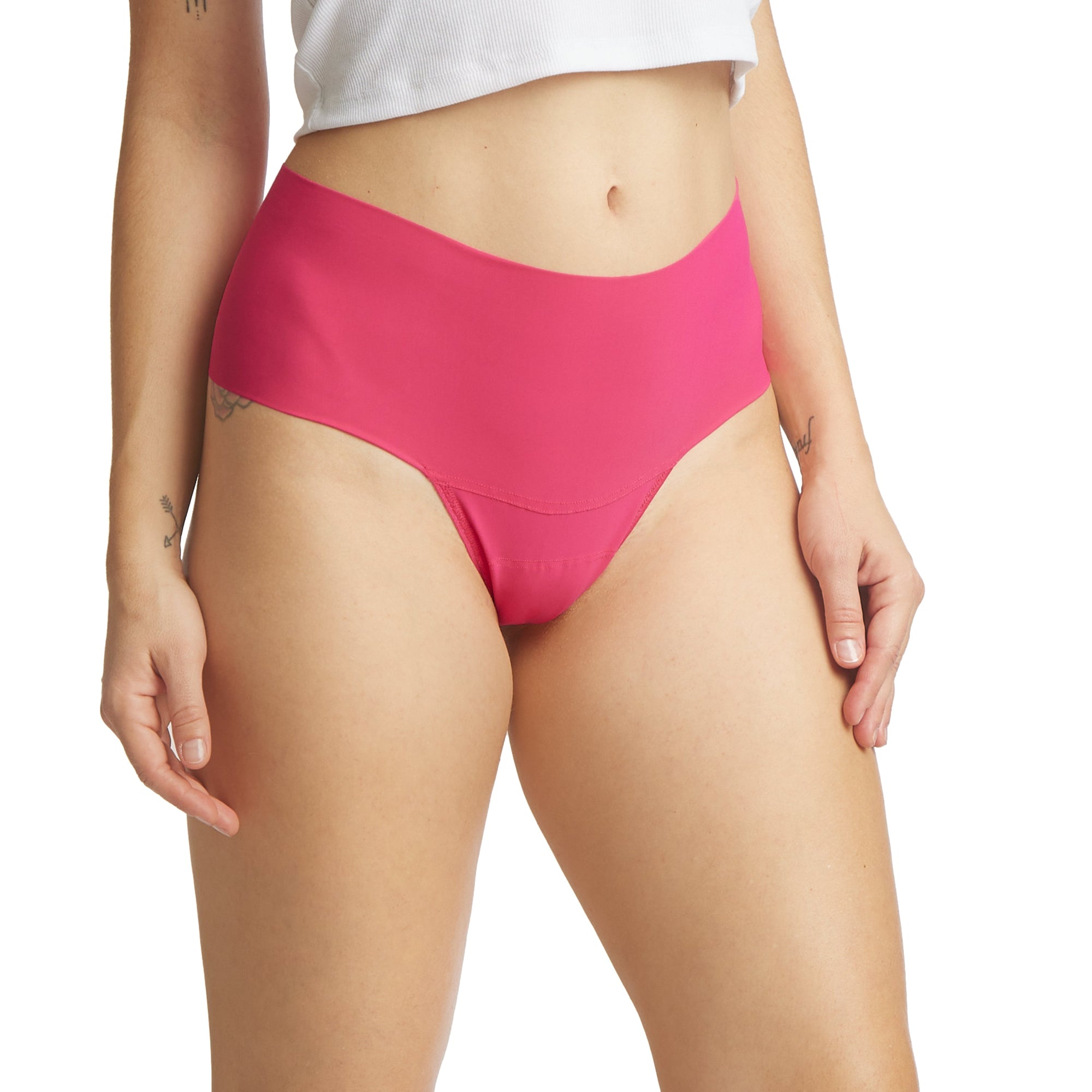BreatheSoft Hi-Rise Thong | Starburst (Pink)