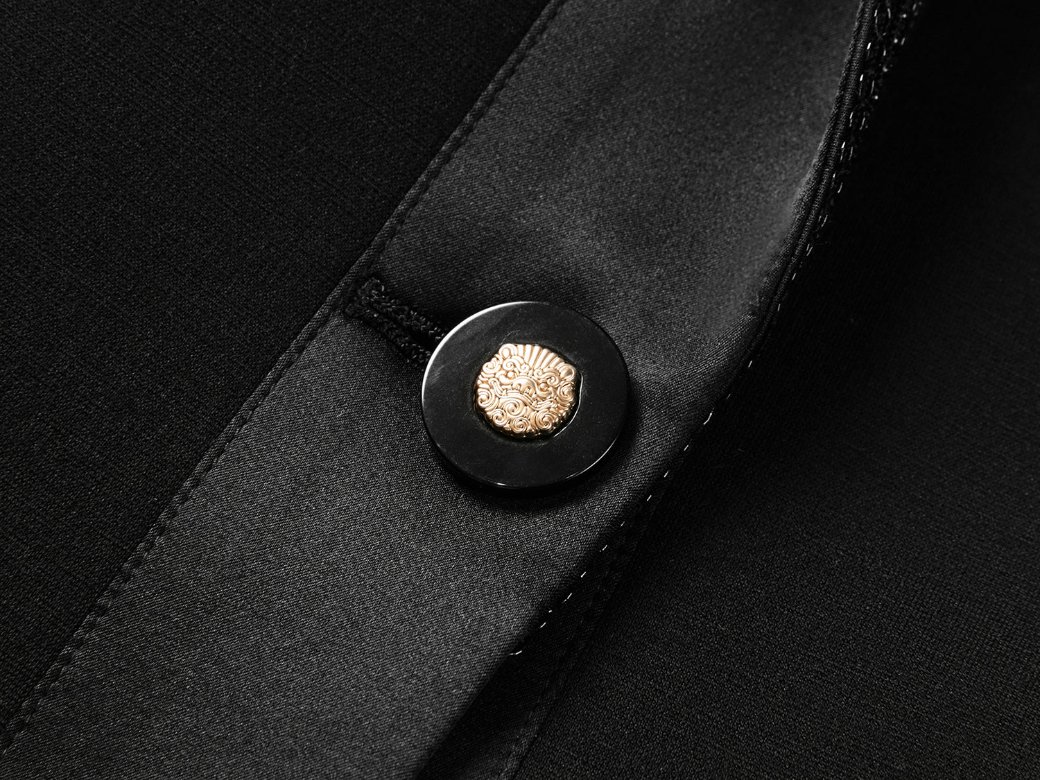 Merino Wool Suit Jacket | Black