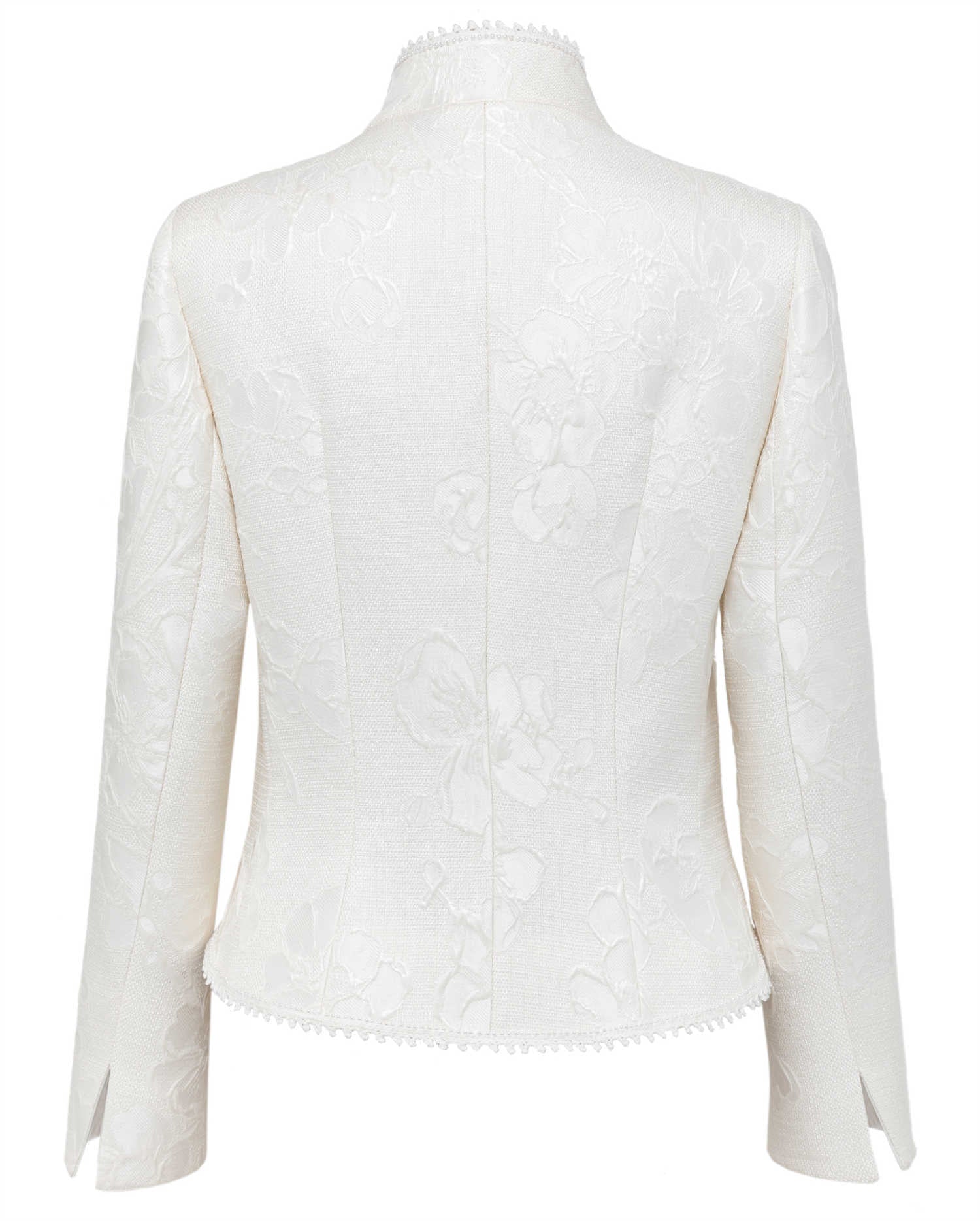 Traditional Chinese-style Short Jacket | White