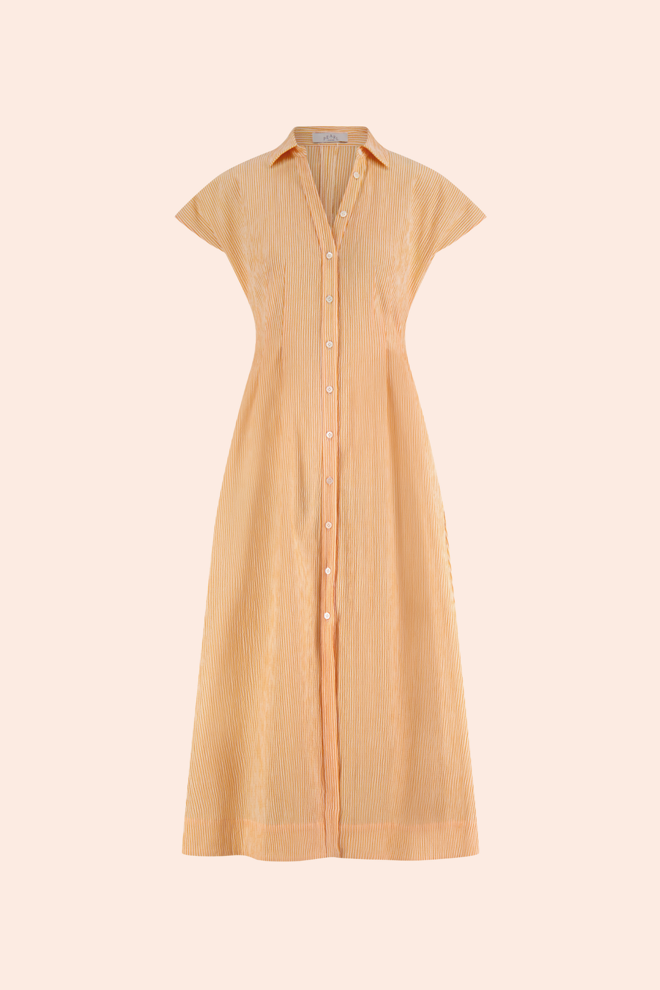 Striped Seersucker Shirt Dress | Mango